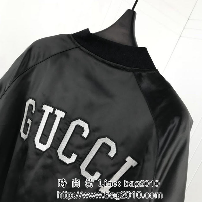 GUCCI古馳 NY系列 18ss秋冬新款 刺繡夾棉外套 情侶款 ydi1352